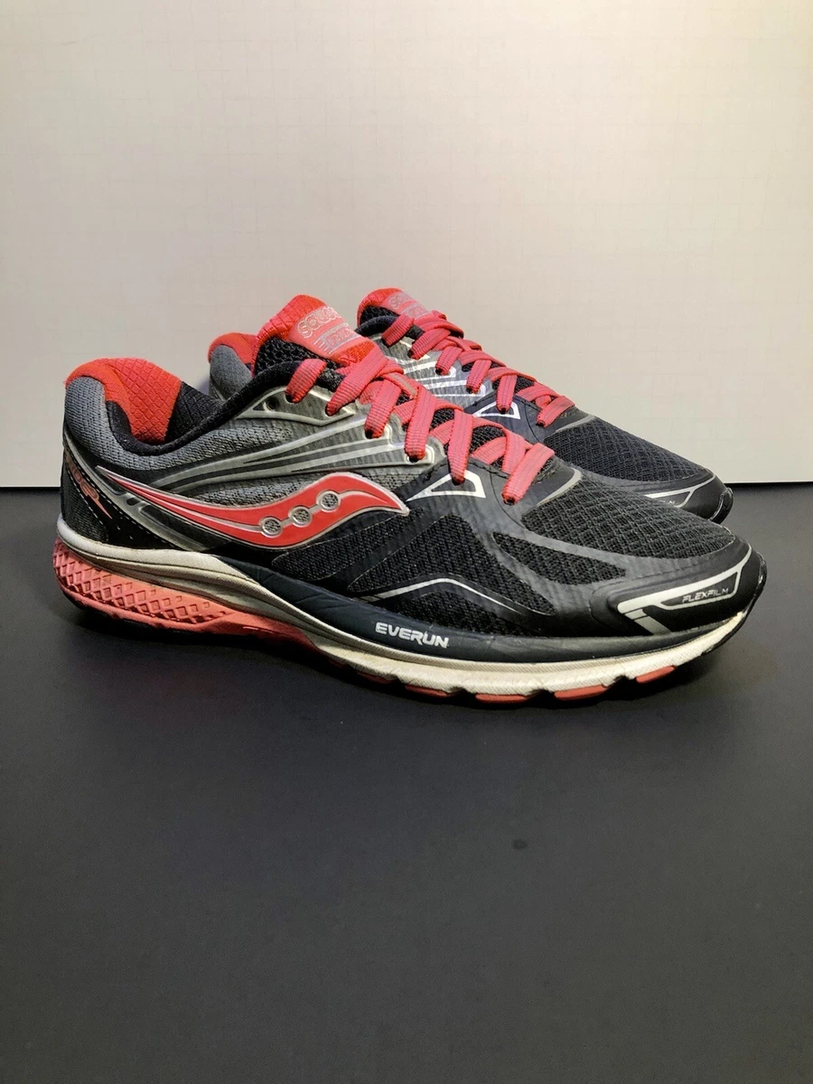 Saucony women's everun ride clearance 9 running shoes - grey/coral