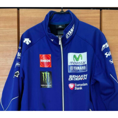Movistar YAMAHA DESCENTE ジャケット Yamaha Movistar Descente Motogp Jacket Size L [Used VG] limited