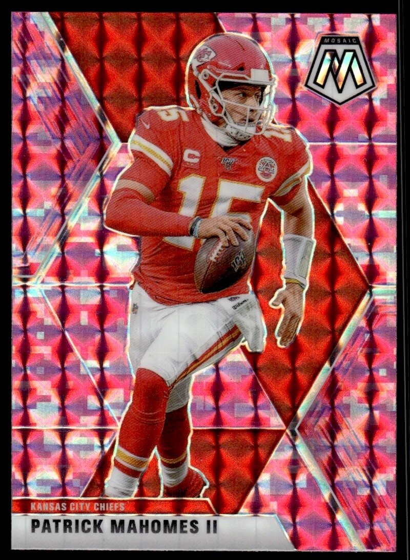 Patrick Mahomes II 2020 Panini Mosaic Pink Camo Prizm G64 1
