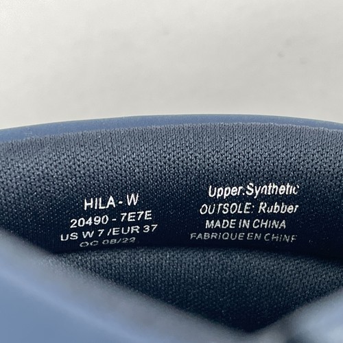 OluKai Hila Sandals Womens Size 7 Blue Puffy Slip On Slides Comfort Shoes - Picture 9 of 10