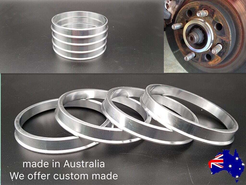 Wheels Hub Centric Rings Aluminium Alloy OD = 71.5 mm to ID = 70.3