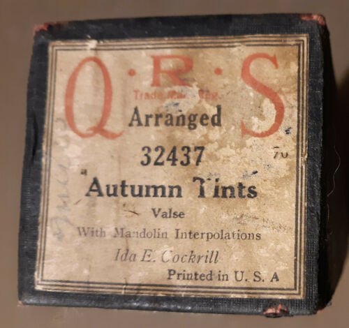 #32437 Autumn Tints QRS 88 Note Player Piano Roll - Afbeelding 1 van 5