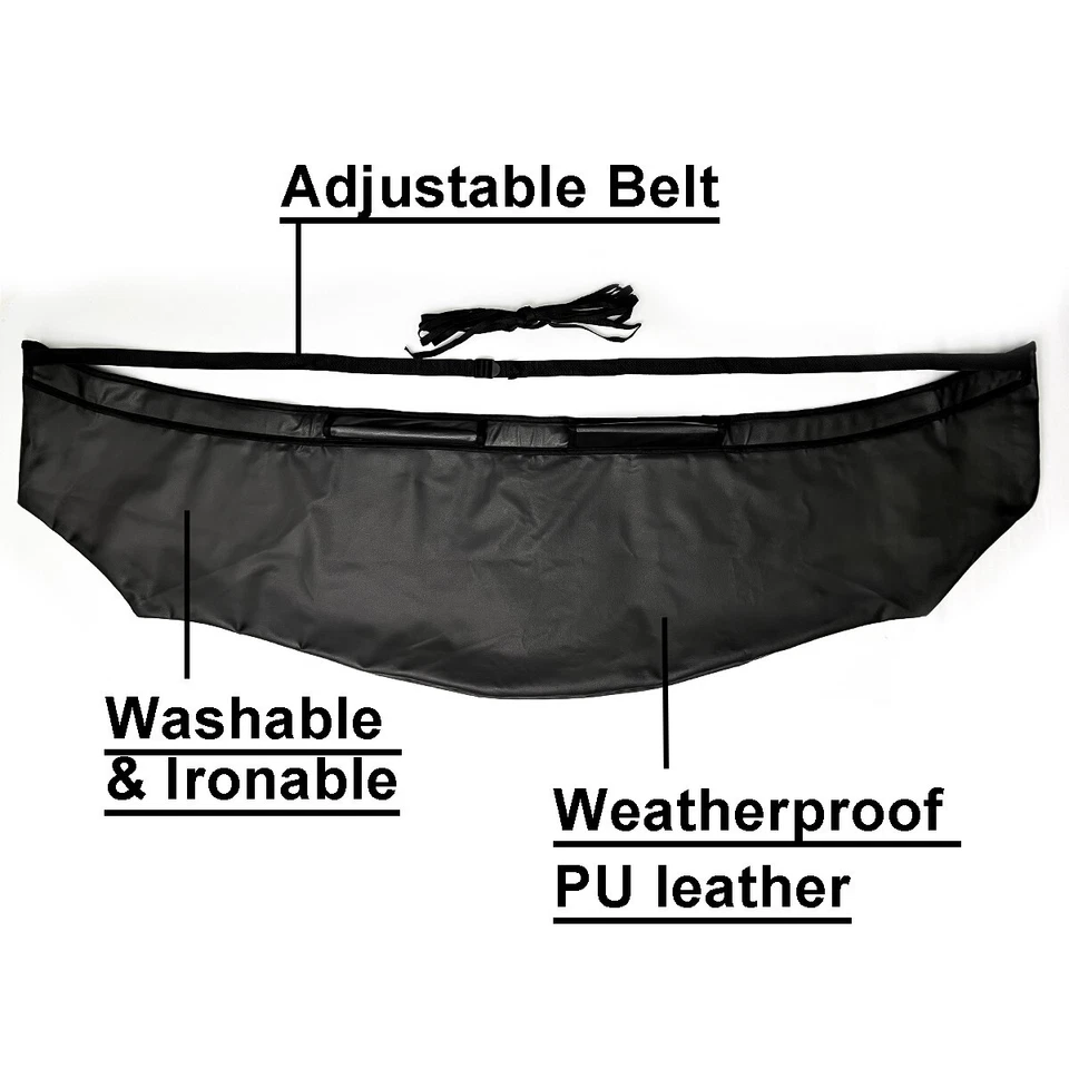 Cubierta protectora de máscara para capó de coche negro para Toyota Corolla 2007-2013 Foto 4 de 4