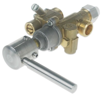 ORIGINAL PEL WOK GASVENTIL UND GRIFF CHINESISCHER HERD BRENNER STEUERUNG WASSERHAHN FFD
