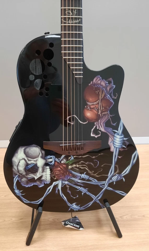 Chitarra OVATION DJ ASHBA DJA34-BDY pari al nuovo + custodia -- Like NEW + case - Imagen 2 de 4