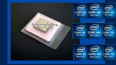 Intel i7 i5 i3 8000 Series Processor CPU Clamshell Case - Lot of 10 25 40 80 250
