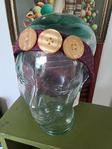 Upcycling UMWELTFREUNDLICH Handarbeit Vintage Herren Krawatte Stirnband - Bild 1 von 4