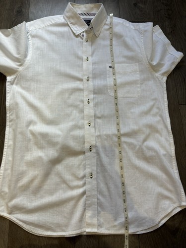 GIORDANO SHIRT - MENS WHITE SIZE LARGE REGULAR FIT 23” PTP - Picture 8 of 9