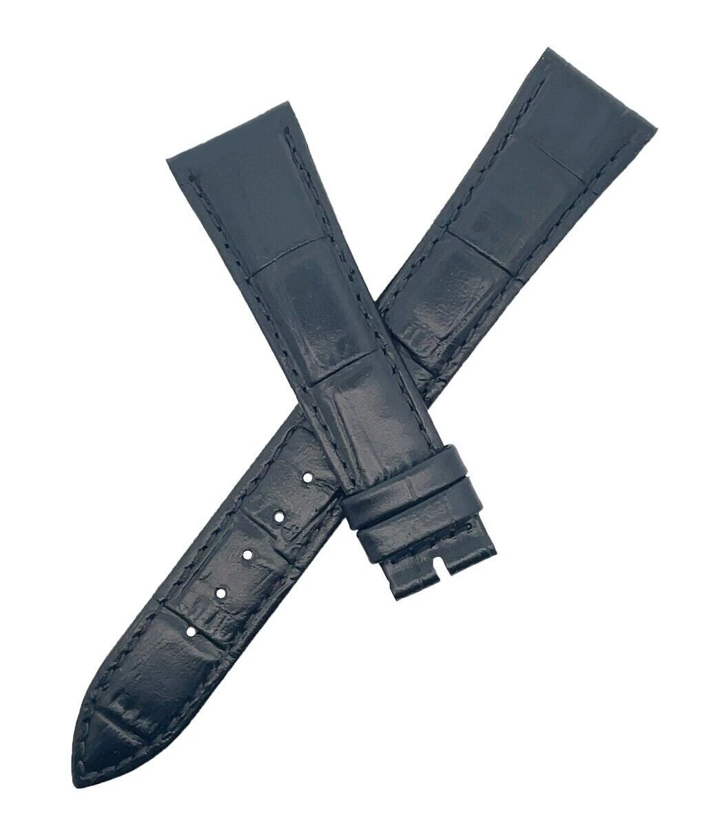 Authentic Raymond Weil Geneve Watch Strap (Model V3.16) – Matte Black RAYMOND WEIL 16 mm Band Width Wristwatch Bands Black for  main image 3