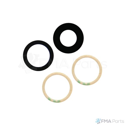 iPhone 12 11 XS Max X 10 Glass Sapphire Camera Lens Rear Back Cover Replacement - Photo 5 sur 16