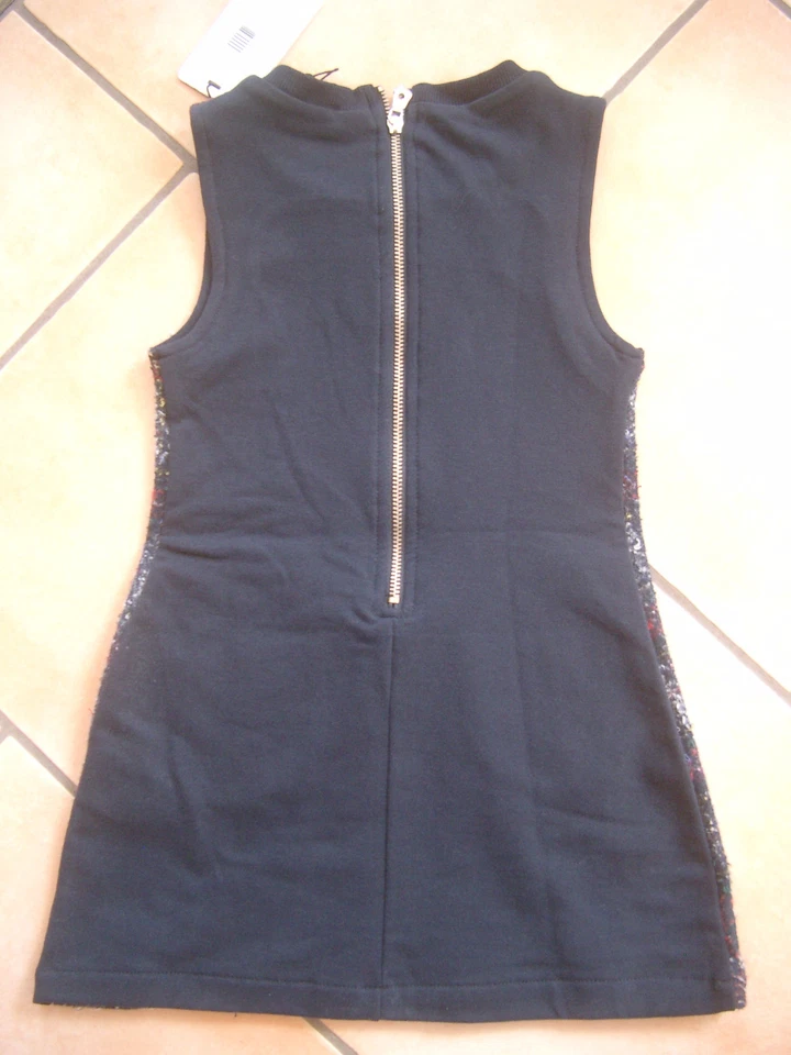 (C620) Dolce & Gabbana Girls Materialmix Kleid Trägerkleid mit Taschen gr.98 - Bild 3 von 3