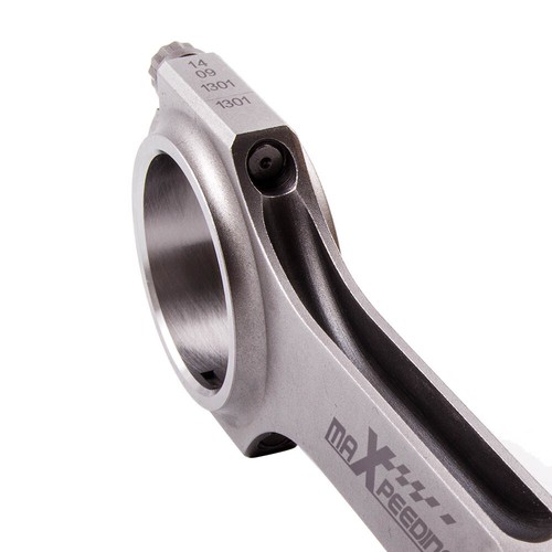 4340 Connecting Rod Rods For Mitsubishi 4G63 2nd Gen Lancer EVO 7 BOLT 6.142" - Picture 12 of 12