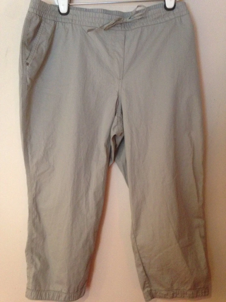 NWT WOMEN FLECH BLEVE GRAY ELASTIC WAIST PANT/CAPRI 18W L24
Opens in a new window or tab