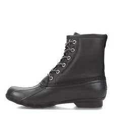 Sperry - Men's Saltwater Duck Black/Black, Black/Black, 15 M