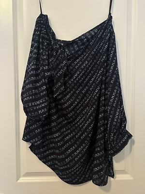 NWT! $89! Slim Factor Blue by Investments Size L Shirt Women s 