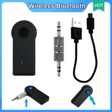 Wireless Bluetooth 5.0 Car Receiver Adapter 3.5mm AUX Audio Stereo Music Home