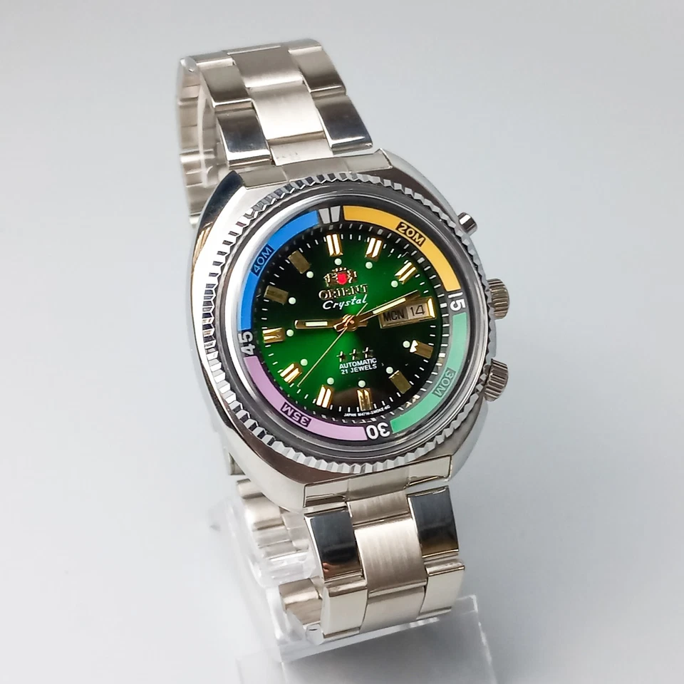 Японские автоматические оригинальные мужские часы ORIENT KING для дайверов KD 21 камень - Изображение 4 из 4