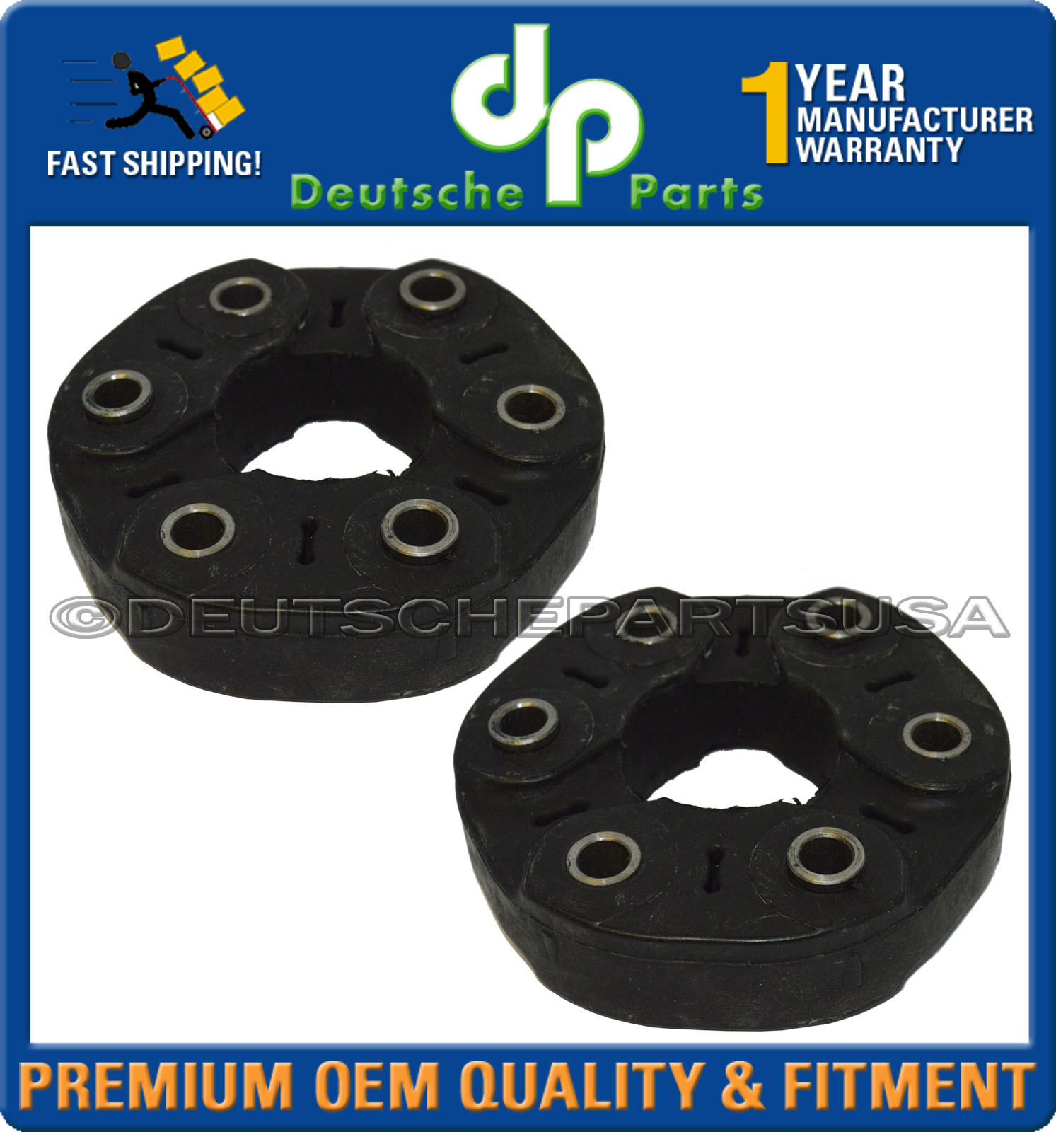 Jaguar SType Driveshaft Propshaft Center Support Bearing + Flex Disc