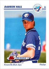 Darren Hall 1991 Line Drive AA #358 Knoxville Blue Jays