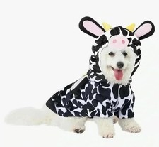 Spooktacular Creations Pet Cow Dog Halloween Costume Size Medium