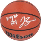 Jalen Brunson Knicks Signed Wilson Authentic Indoor/Outdoor Basketball w/Insc