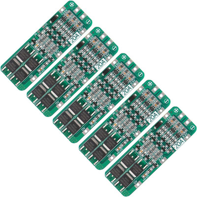5Pcs 3S 20A Li-Ion Lithium Battery 18650 Charger PCB BMS Protection Board 12.6V