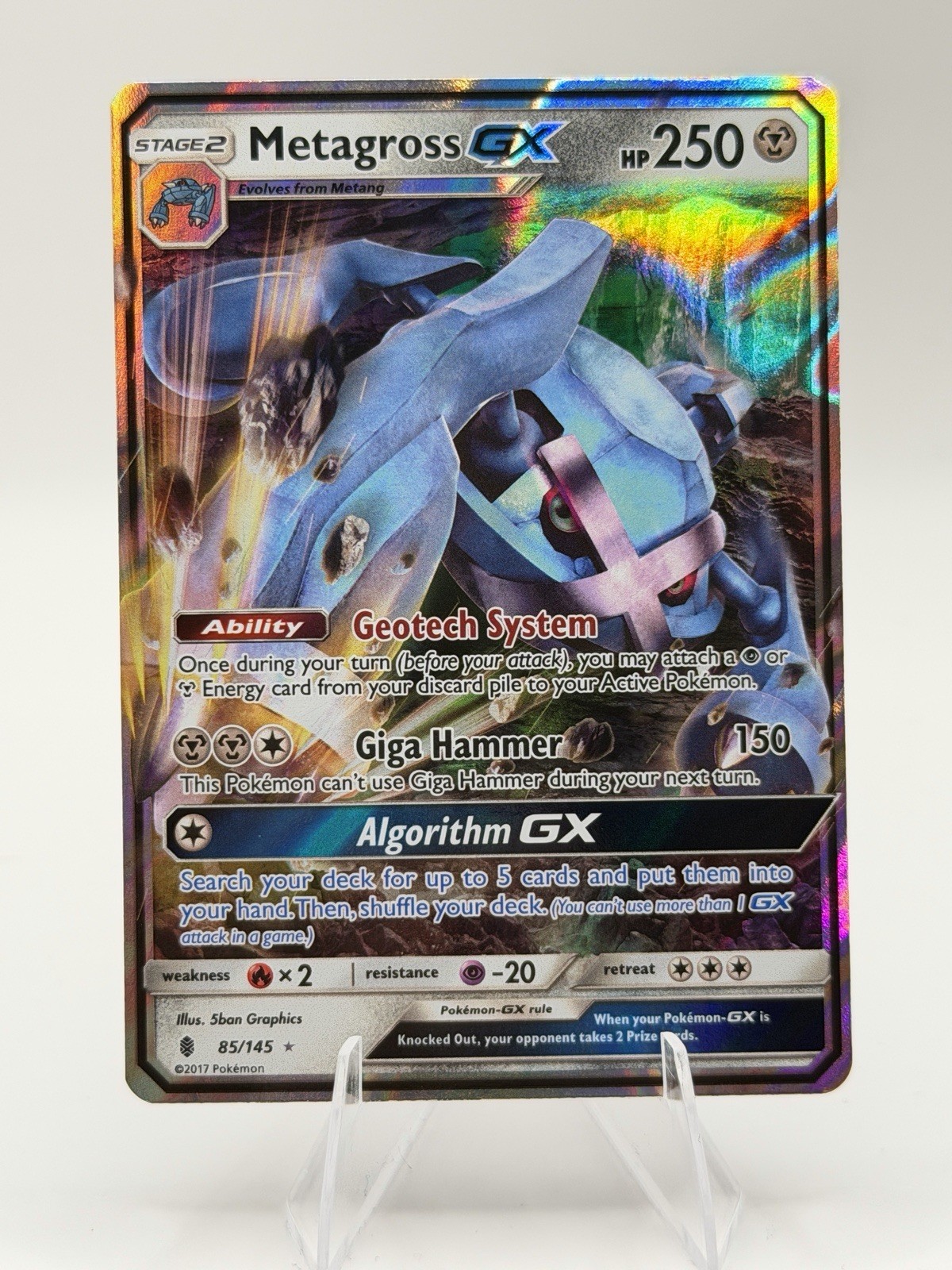 Metagross GX 85/145 SM Guardians Rising Ultra Rare NM Pokemon TCG