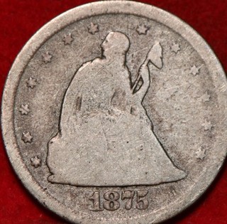 1875 S San Francisco Mint Silver Twenty Cent Piece