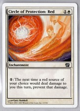 1x Circle of Protection: Red - MTG Core Set 8th Edition - Near Mint