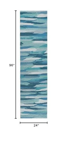  Capri Indoor/Outdoor Handmade Synthetic Blend Durable Area Rug - Contemporary  - Image 3 of 4