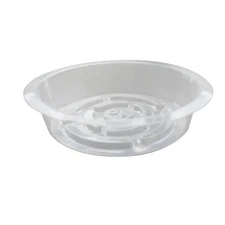 5 Pack 10 Inch Clear Thicking Plastic Sturdy Planting Nursery Saucer Drip Tray
