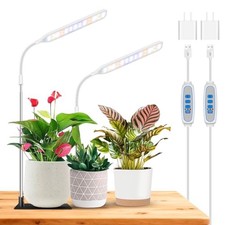 Grow Lights for Indoor Plants, 52 LEDs Full Spectrum Plant Grow Light 2 Pack