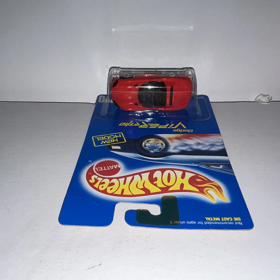 Dodge Viper RT/10 #210 1991 Hot Wheels rojo medalla de oro velocidad - diecast sin usar, en caja Foto 3 de 4