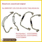 For BMW 335i xDrive 335is 335xi 335is 4pcs Turbo Charger Coolant Hose Line OEM