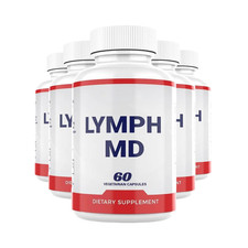 5-Pack Lymph MD - Overall Lymphatic Health Support Supplement - 300 Caps