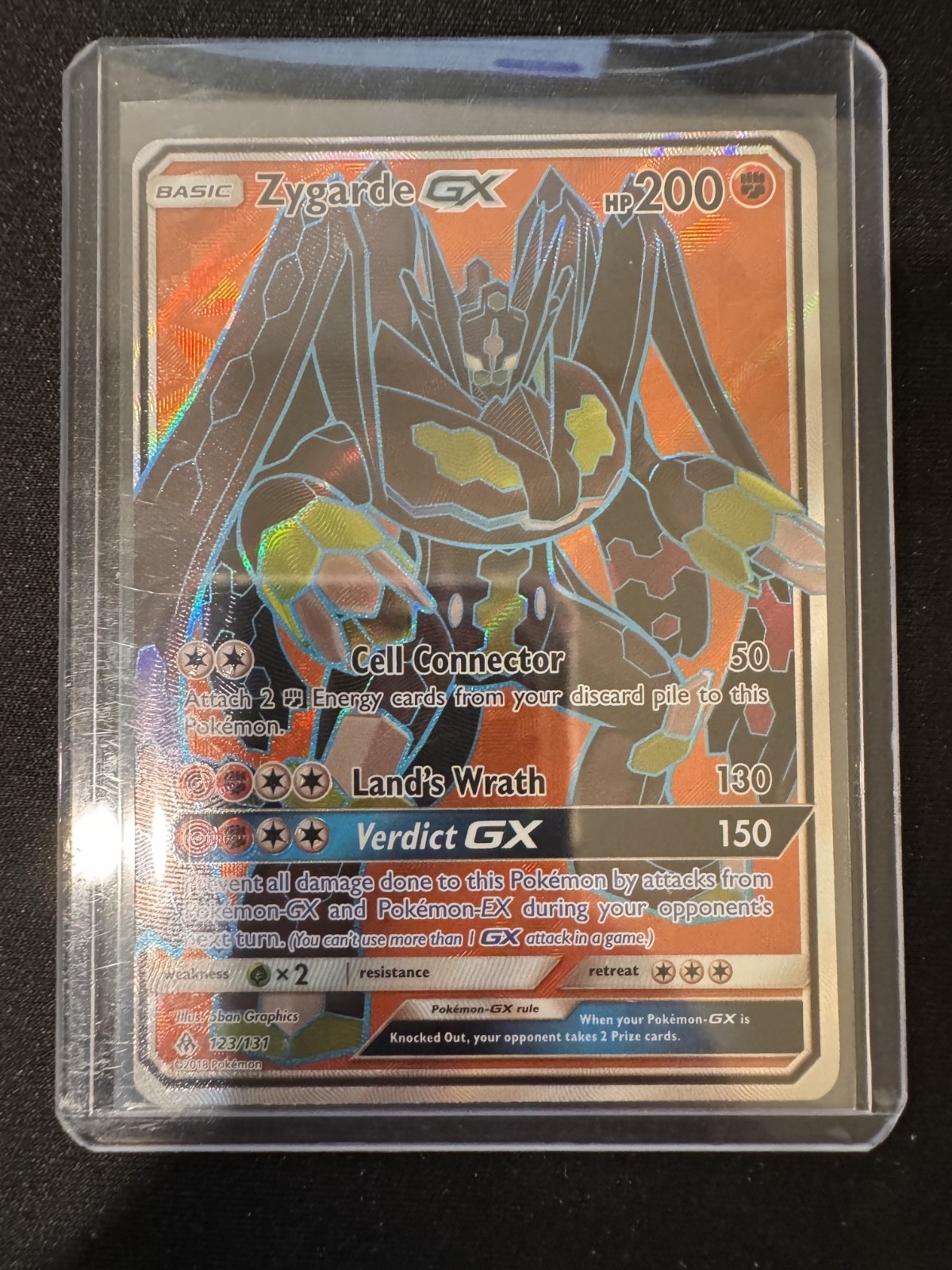 Zygarde GX (Full Art) 123/131 Ultra Rare SM Forbidden Light Pokemon TCG NM