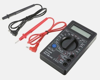 7 Fn Digital Multimeter AC DC Voltage Volt 10 Amp Current Resistance Ohm Meter