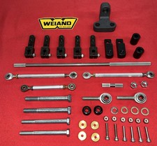 Weiand 4025 Dual Four Barrel Carburetor Linkage For Small Block Ford 289302351
