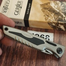 Gerber Urban Companion Scissors Side Lock Knife Made In USA 3.88" Closed