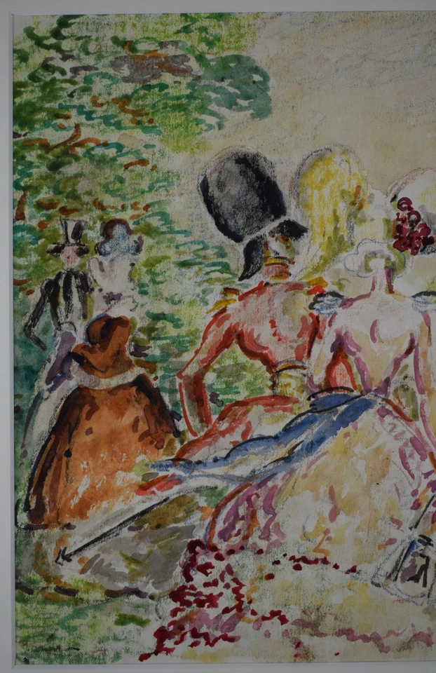 The Guests arrive. Original illustration by the listed artist Harold Hope Read - image 4 of 4