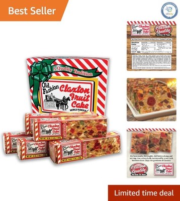 Decadent 5-Pack Fruitcake - Irresistible Flavors in Elegant Gift Packaging