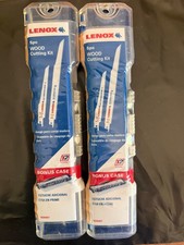 2x Lenox 5-Piece 1839467 Wood Cutting Reciprocating Saw Blade Kit