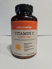Vitamin C 1000Mg Capsules - Extra Strength Dietary Supplement 120 Vcaps Exp 2/28
