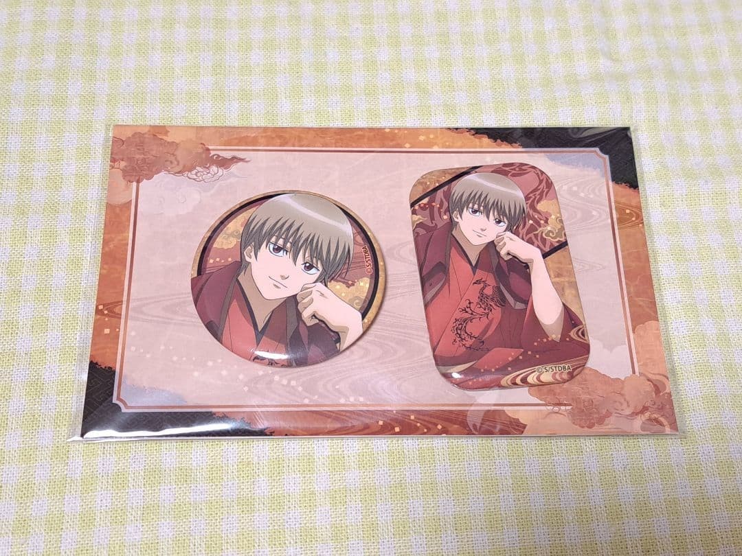 Gintama Lottery Mate Okita Sougo Can Badge
