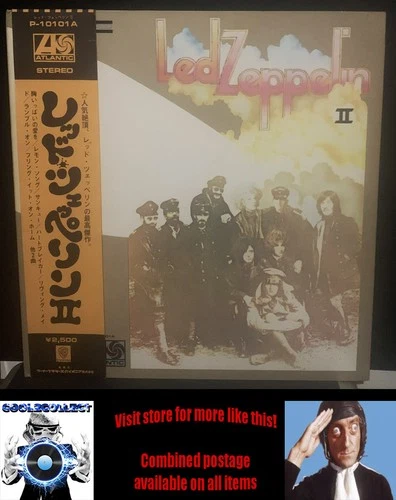 Led Zeppelin – Led Zeppelin II  - Japan press (1976) with obi and poster RARE