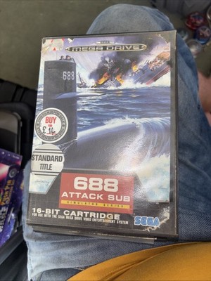 688 Attack Sub Sega Mega Drive Originalverpackt und komplett mit Handbuch