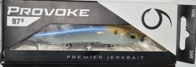 6th sense provoke 97x suspending jerkbait ffs series 3.75'' 1/2oz 4k shad