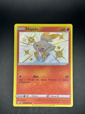 Scorbunny SV015/SV122 Shiny Rare Shining Fates Shiny Vault Pokemon Holo NM DE