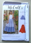 Tiered ruffled Skirt pattern 8066 size  16 18 20 22 24 26  UNCUT