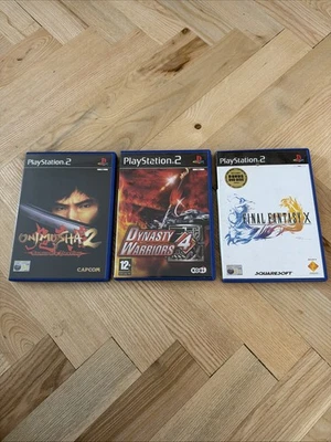 Sony PlayStation 2 Game Bundle Final Fantasy X, Onimusha 2, Dynasty Warriors 4 - Image 1 of 4